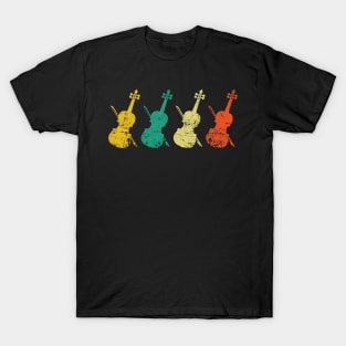 Retro Violin T-Shirt